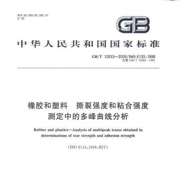 GB/T 12833-2006 𽺺 ˺ǿȺճǿ ⶨеĶ߷ 