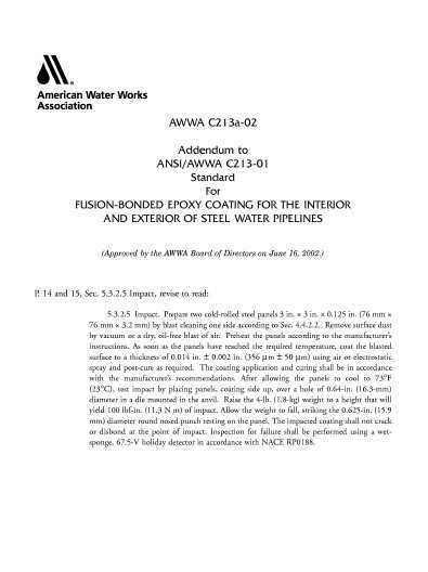 AWWA C213-2001 ˮֹܵڡۻճỷͿ