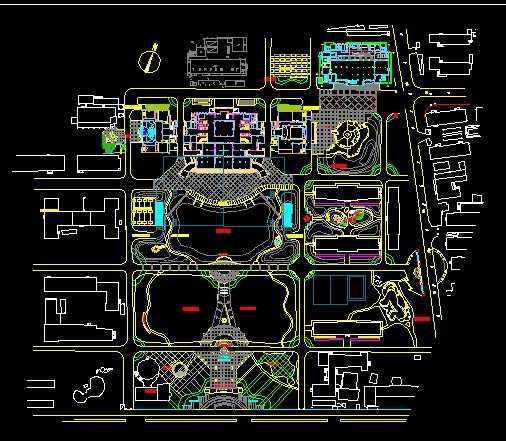 ĳ��ѧУ԰�滮���ͼֽ