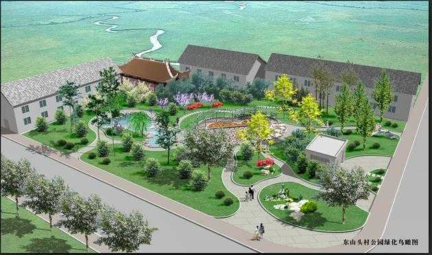 ��ɽͷ�幫԰�����̻�ʩ��ͼ