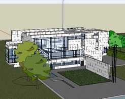 ҮRachofsky House sketchup
