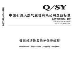 Q/SY GD 0019.2-2009 ܵ豸ά