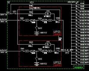 ��̨UPS 60kVA��������ϵͳͼ