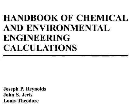 ѧ뻷ֲ̼Handbook of Chemical and Environmental Engineering Calculations