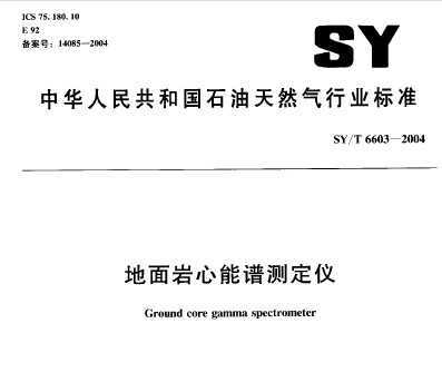 SY/T 6603-2004 ײⶨ