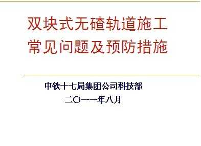 ˫��ʽ�޲���ʩ���������⼰Ԥ����ʩ