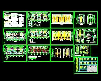 ĳ�߲㵥Ԫʽ���סլ¥����ʩ��ͼ