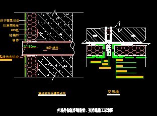 ��ǽ�Ᵽ�´�ǽ�׹ܡ����η�ʩ��ʾ����ͼ