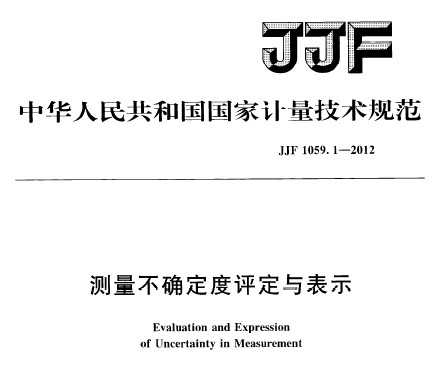 JJF 1059.1-2012 ȷʾ