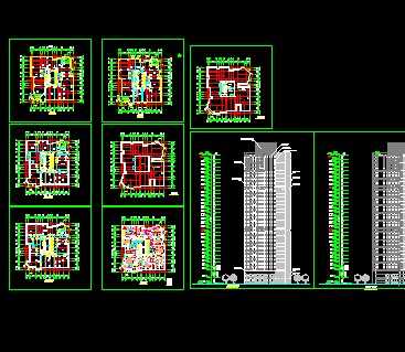 ĳŷʽ��ʽ�߲�סլ¥�ṹʩ��ͼ