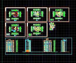 ĳ��ʽС�߲�סլ¥����ʩ��ͼ