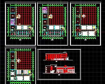 ĳѧУ��ѧ¥����ʩ��ͼ