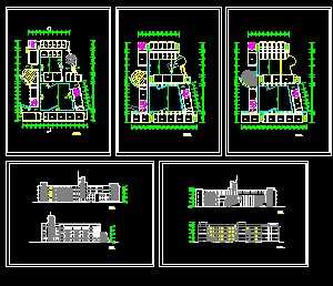 ĳ��ѧ¥���̽���ʩ��ͼ