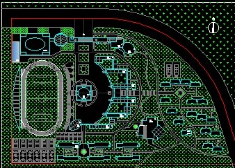 ĳ����У԰��ƽ�沼��ͼ