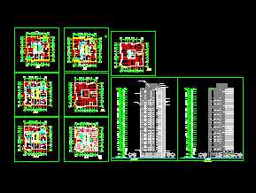 ĳ�߲��ʽסլ¥����ʩ��ͼ