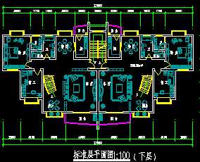 ĳ����ʽסլ¥ƽ�淽��ͼ