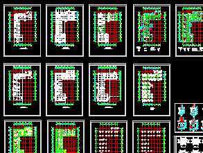 ĳ��ܽṹ�ۺ�¥�ṹʩ��ͼ