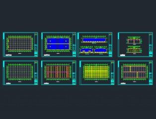 ĳ��˾60��X32.6�׸ֽṹ����ʩ��ͼ