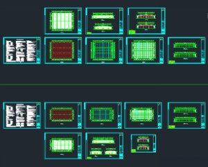 67��x54�׸ֽṹ����ʩ��ͼֽ