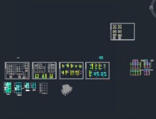 �Ĳ�ֿ�ܽṹʩ��ͼ 