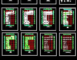 ĳ��ܽṹ�ۺ�¥ʩ��ͼ