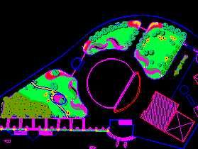 ĳ���͹㳡�̻�ƽ��ͼ