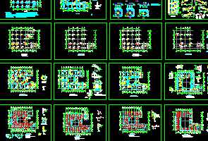 ĳ��ܽṹ�ۺ�¥�ṹʩ��ͼ