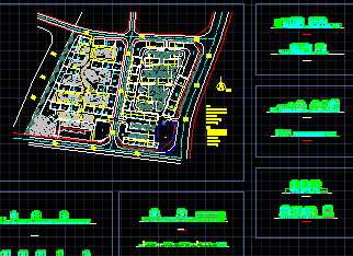 ĳ��԰С���滮ƽ�漰����ͼ