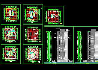 ĳ�߲��ʽסլ¥���ʩ��ͼ