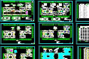 ĳ�߲�סլ¥ȫ��ʩ��ͼ