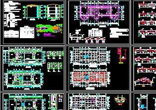 ĳ�׶�԰�ۺ�¥�ṹʩ��ͼ