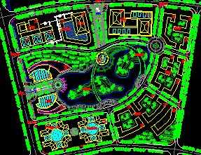 ĳ��ҵ���Ĺ㳡��ƽ�澰�����ͼ