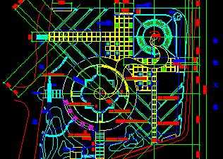 ĳ���й㳡��·ƽ��ͼ