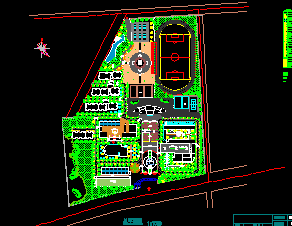 ĳѧУ԰�ֹ滮���ͼֽ