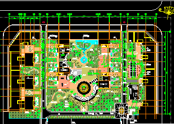 һ�׾�ϸ԰�ֹ㳡�滮�����ͼ