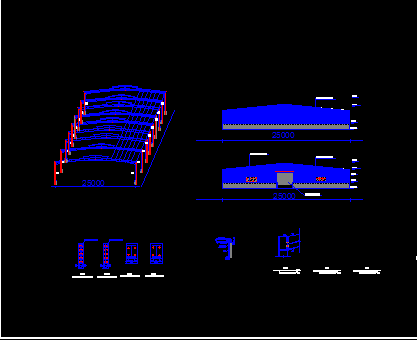 ĳ��˾100��x50�׸ֽṹ�������ͼֽ