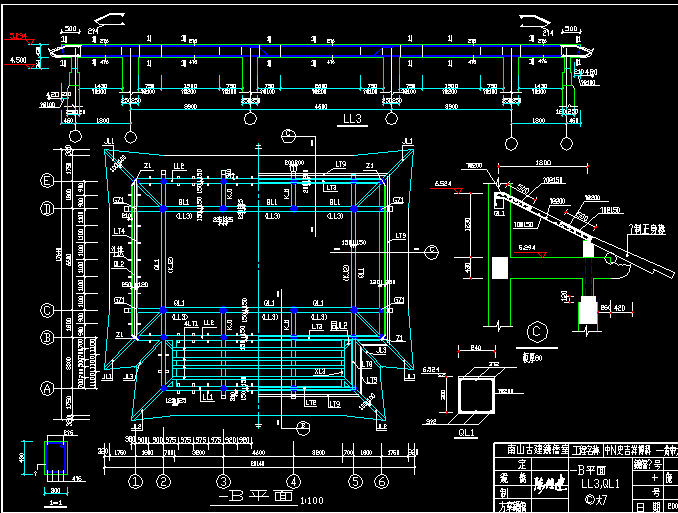 �����ݻƵ������ṹʩ��ͼ