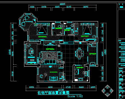 �ڰ׾���סլװ��ʩ��ͼֽ����Ч��ͼ��