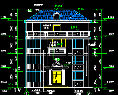 121ƽ����4�㵥�Ҷ�Ժʽ�������ͼ���������ṹˮ�磩