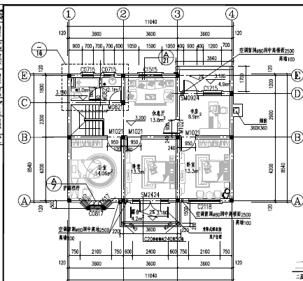 89.96ƽ�׶���������ͼֽ����Ч��ͼ��