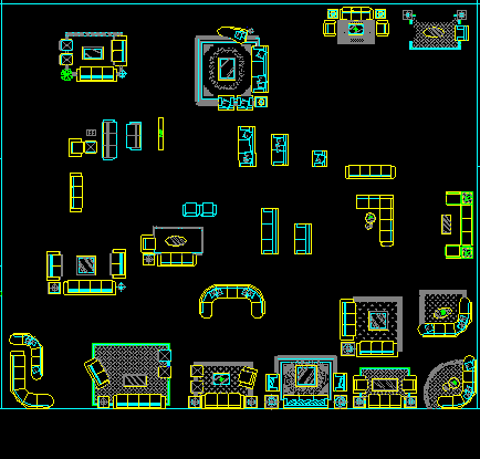 CAD���ڼҾ�ƽ��ͼ��