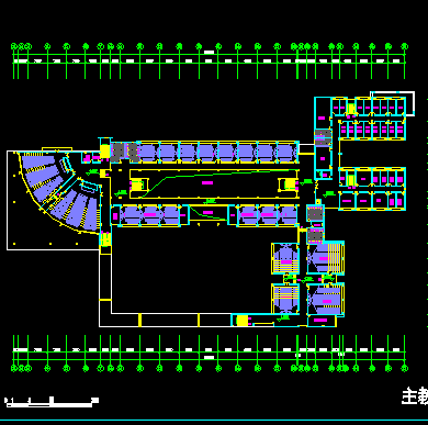 ĳѧУ����ѧ¥����ʩ��ͼֽ