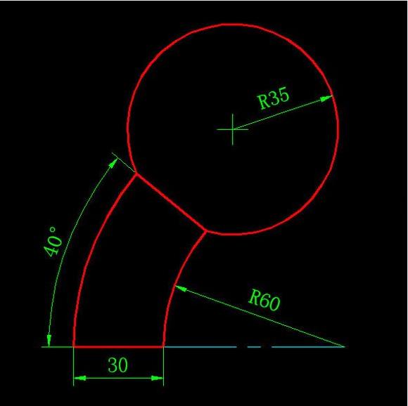 CAD���ֻ�ͼ�γ���ϰ��һ��