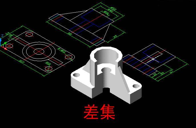 AutoCAD��άģ��ͶӰ����άƽ��ķ���