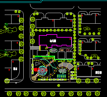 �㳡�׶�԰�������ͼֽ����Ч��ͼ��