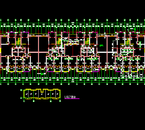 ĳ��ҵ��λ����¥ȫ�׽���ʩ��ͼֽ�����ṹˮ�磩