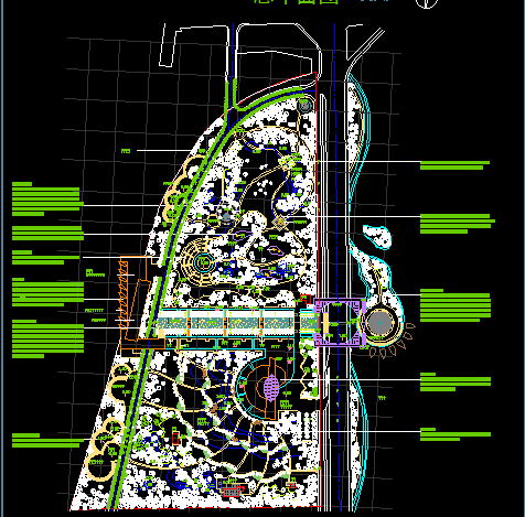 ĳ���ͺ���԰��ϸ�滮��ƽ�沼��ͼ