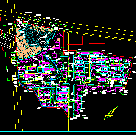 ĳ���С���Ĺ㳡�滮ƽ��ͼ