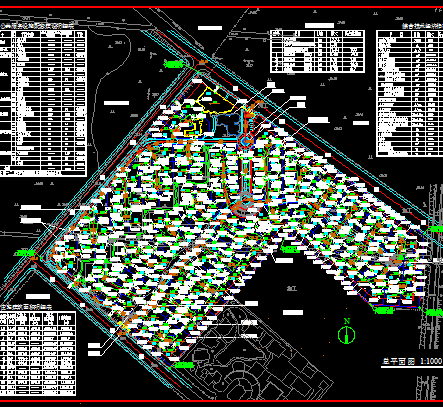 ĳ��ҵסլ�㳡�滮��ƽ��ͼ