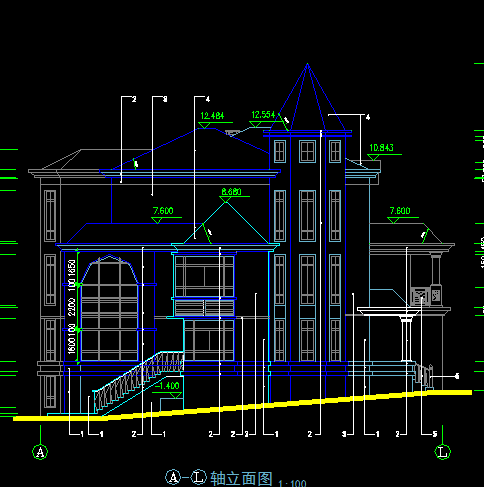 ĳ����ŷʽ������������ʩ��ͼֽ��͸��Ч��ͼ